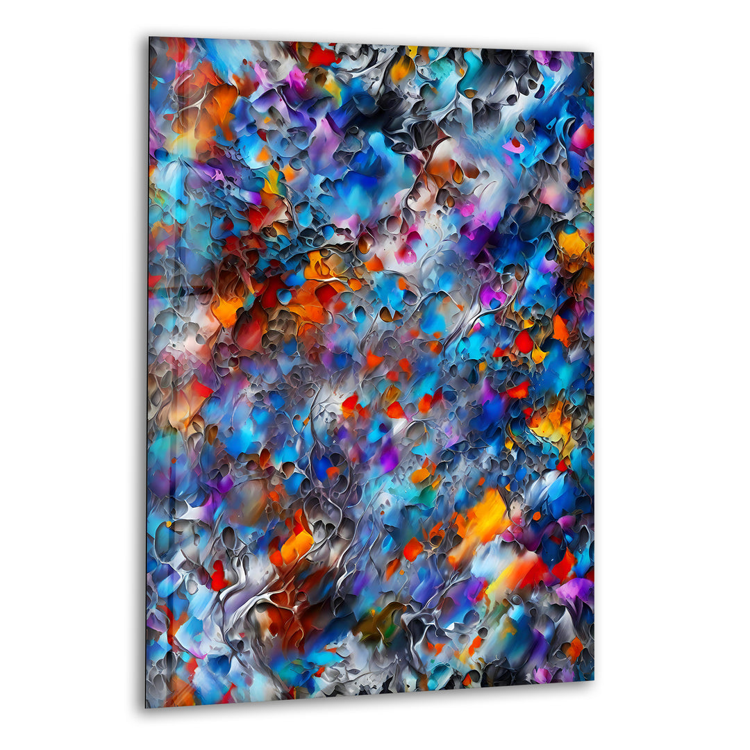 Watercolor Abstract Glass Wall Art, glass picture prints, print on glass