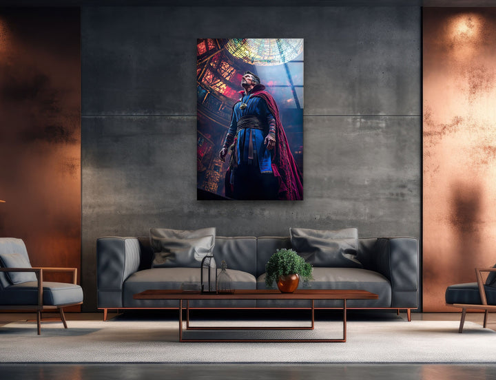 Doctor Strange Art Glass Wall Art custom glass photo prints, large glass prints
