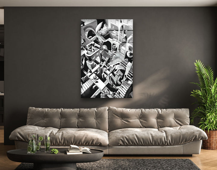 Escher Glass Wall Art art glass wall art, glass wall art pictures
