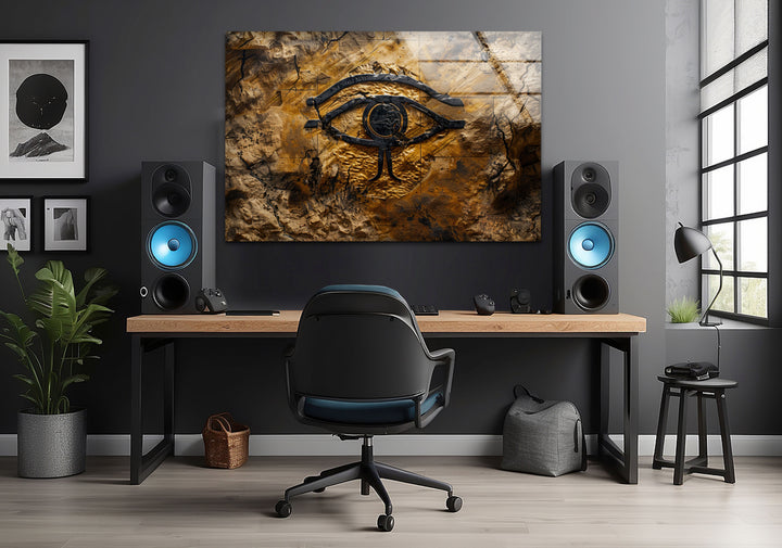 Eye of Ra Tempered Glass Wall Art - MyPhotoStation