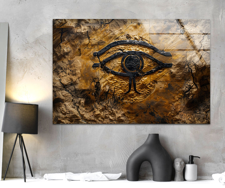 Eye of Ra Tempered Glass Wall Art - MyPhotoStation