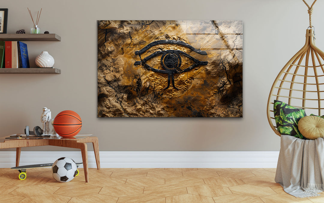 Eye of Ra Tempered Glass Wall Art - MyPhotoStation