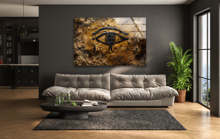 Eye of Ra Tempered Glass Wall Art - MyPhotoStation