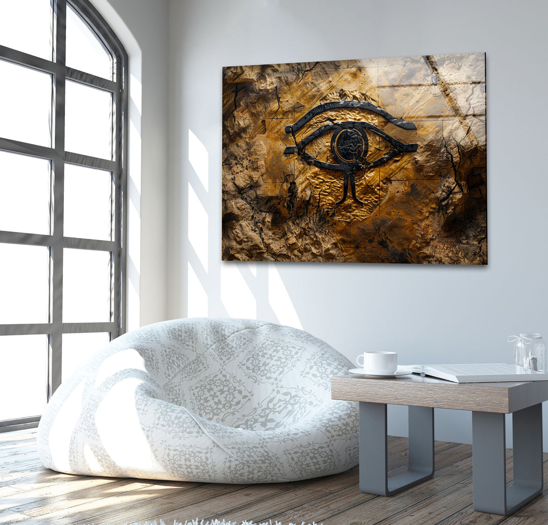 Eye of Ra Tempered Glass Wall Art - MyPhotoStation