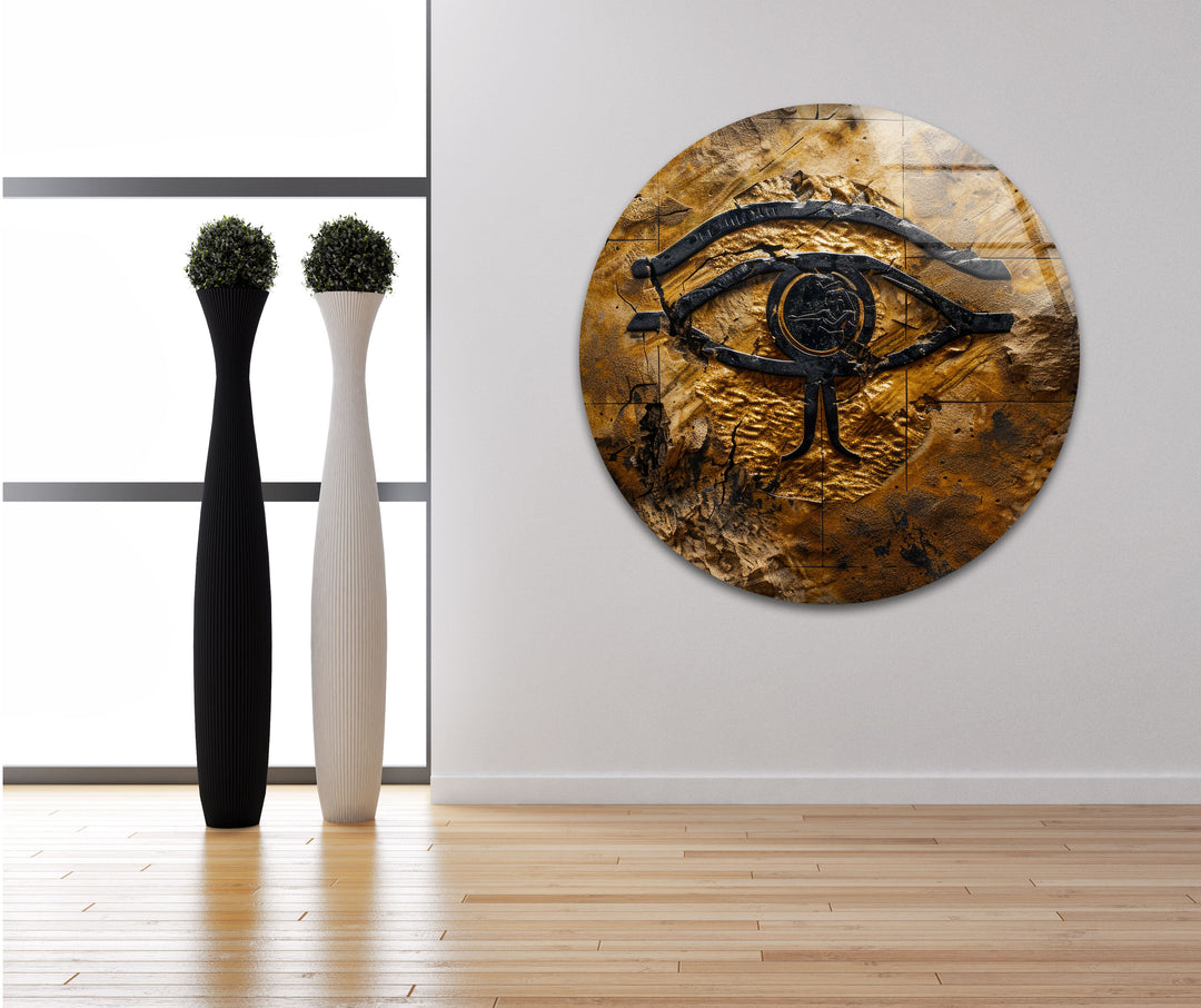 Eye of Ra Tempered Glass Wall Art - MyPhotoStation