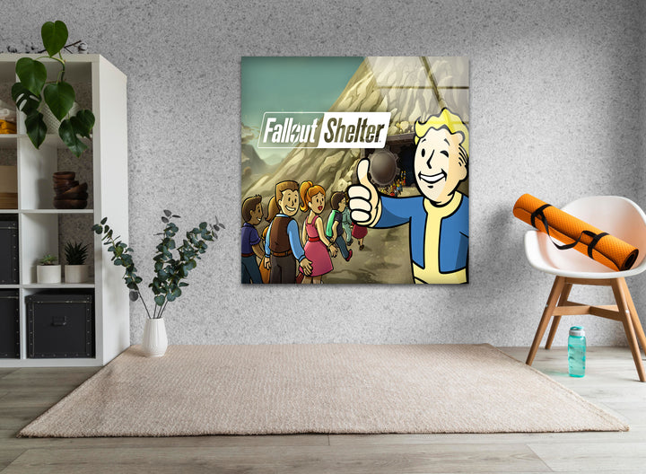 Fallout Glass Wall Art glass pictures for Wall, glass prints wall art
