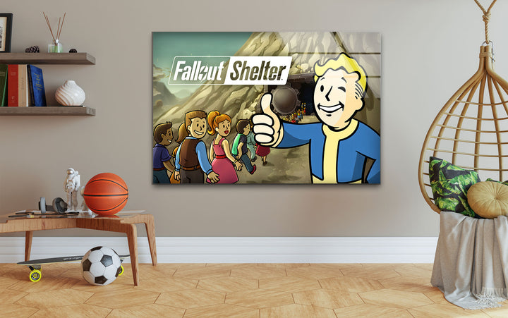 Fallout Glass Wall Art art glass wall art, glass wall art pictures
