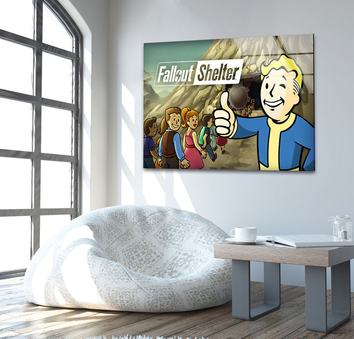 Fallout Glass Wall Art Glass Printing Wall Art, Print photos on glass