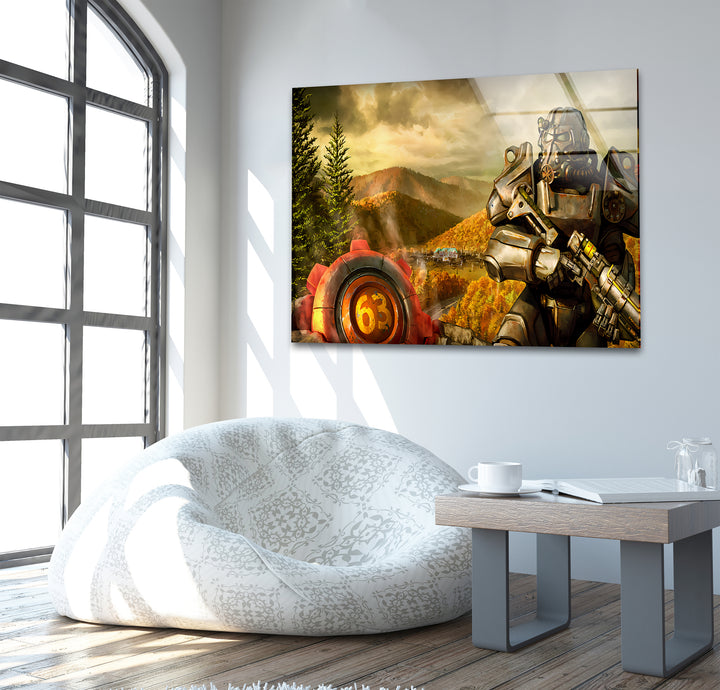 Gaming art inspired by legendary video games, perfect for creating a bold gamer wall decor
