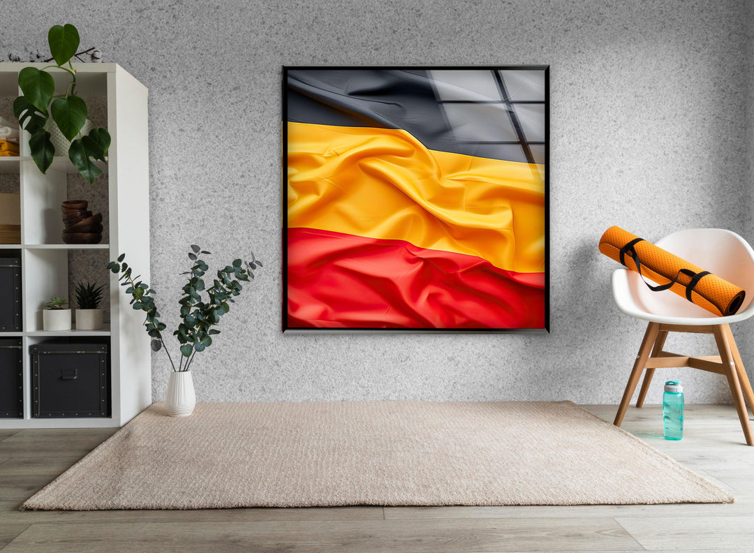 Germany Flag Glass Wall Art glass image printing, glass prints from photos
