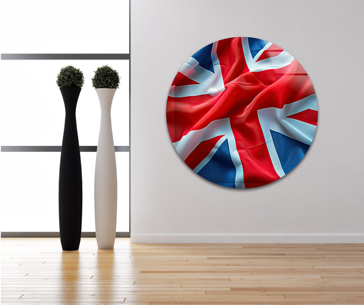 United Kingdom Flag Glass Wall Art large glass photo prints, glass wall photos
