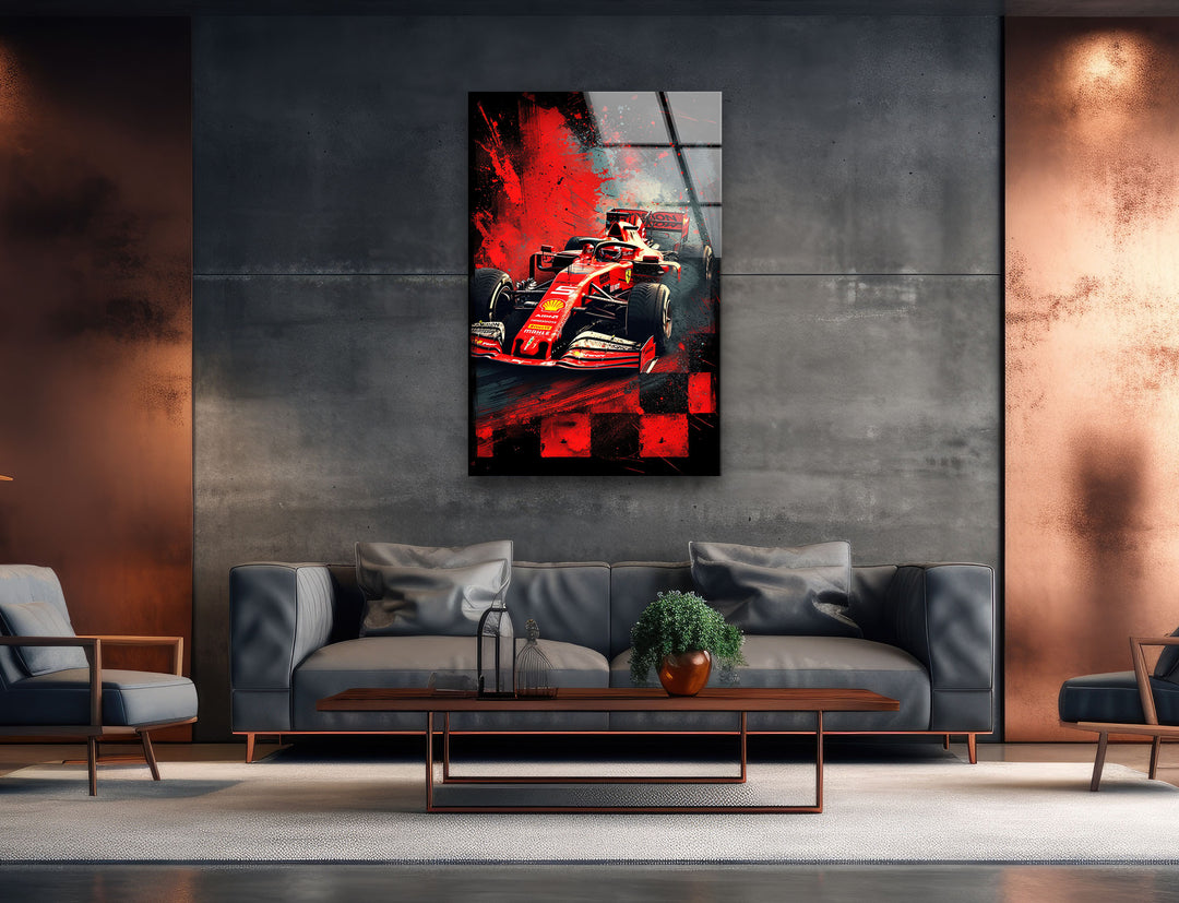 Formula 1 Tempered Glass Wall Art - MyPhotoStation