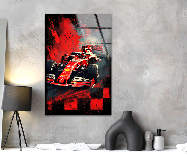 Formula 1 Tempered Glass Wall Art - MyPhotoStation