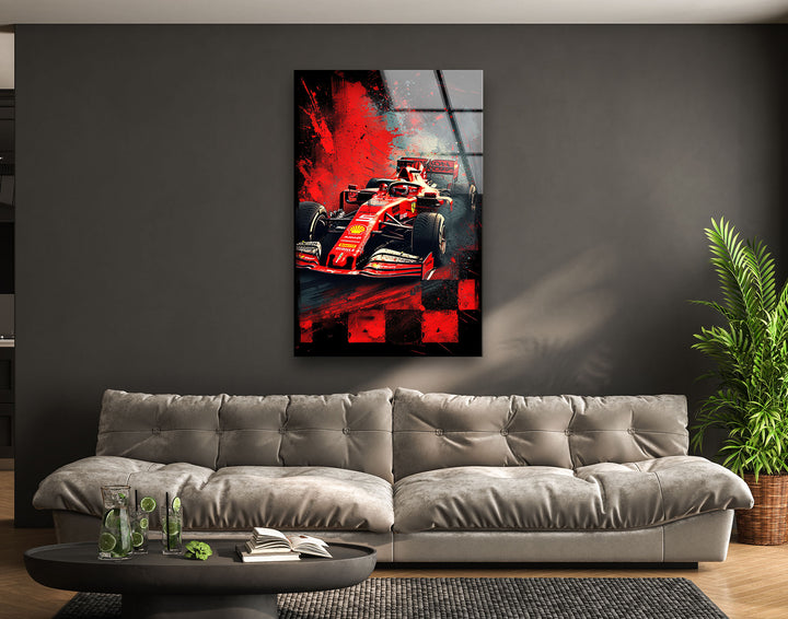 Formula 1 Tempered Glass Wall Art - MyPhotoStation