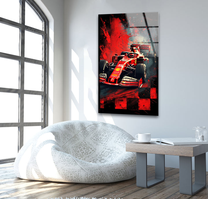 Formula 1 Tempered Glass Wall Art - MyPhotoStation