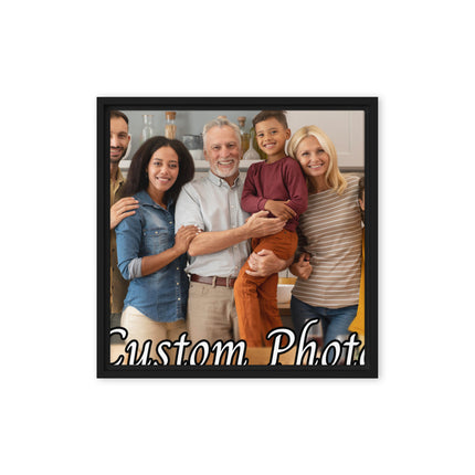 Custom Horizontal Framed Canvas Photo Prints