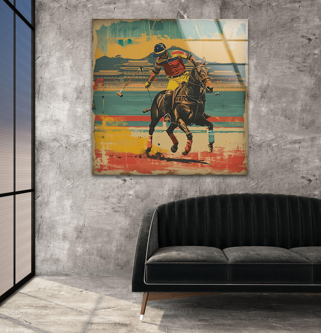 Full Body Shot Player Glass Wall Art custom glass pictures, glass art prints
