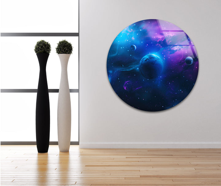 Galaxy Glass Wall Art, glass photo prints, glass picture prints