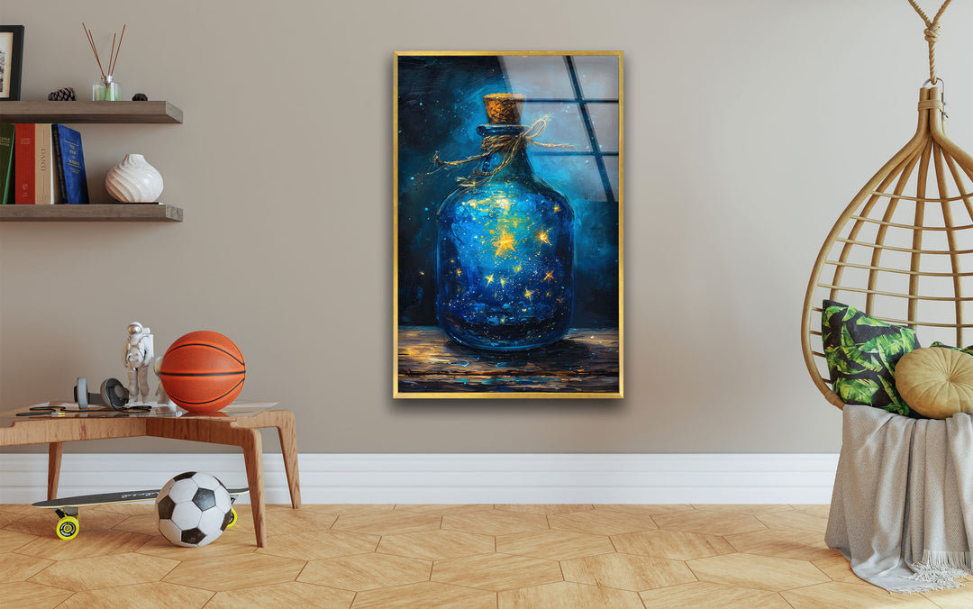 Galaxy Bottle Tempered Glass Wall Art - MyPhotoStation