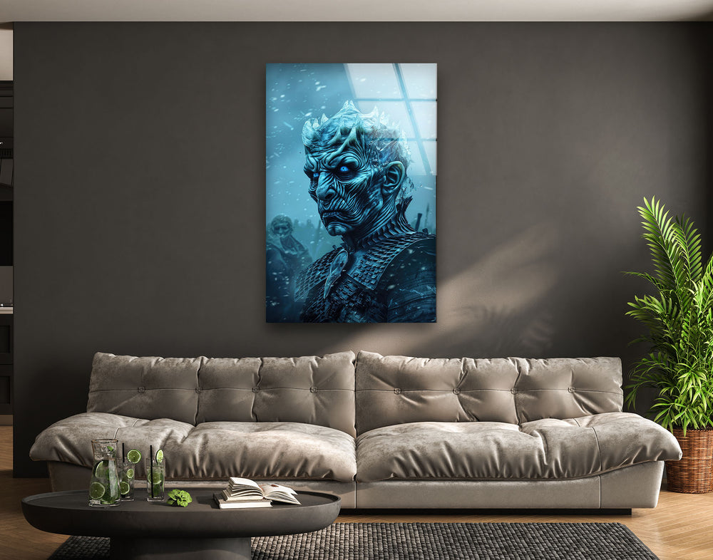 Game of Thrones Army of The Dead Glass Wall Art photo print on glass, prints on glass wall art
