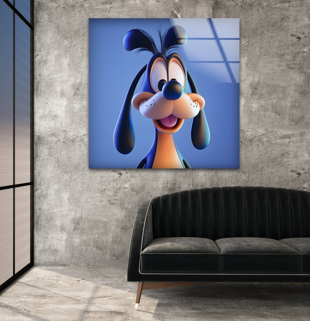 Sweet Goofy Glass Wall Artcustom glass pictures, glass art prints
