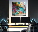 Grafitti Tempered Glass Wall Art - MyPhotoStation. Artdesigna Glass Printing Wall Arts