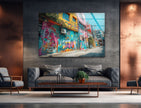 Grafitti Tempered Glass Wall Art - MyPhotoStation. Artdesigna Glass Printing Wall Arts  . 