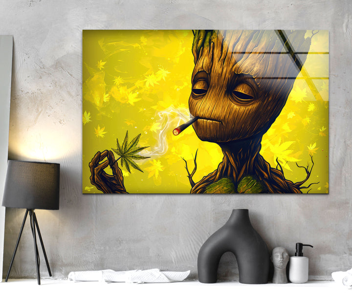 Unique Modern Glass Wall Art Decor