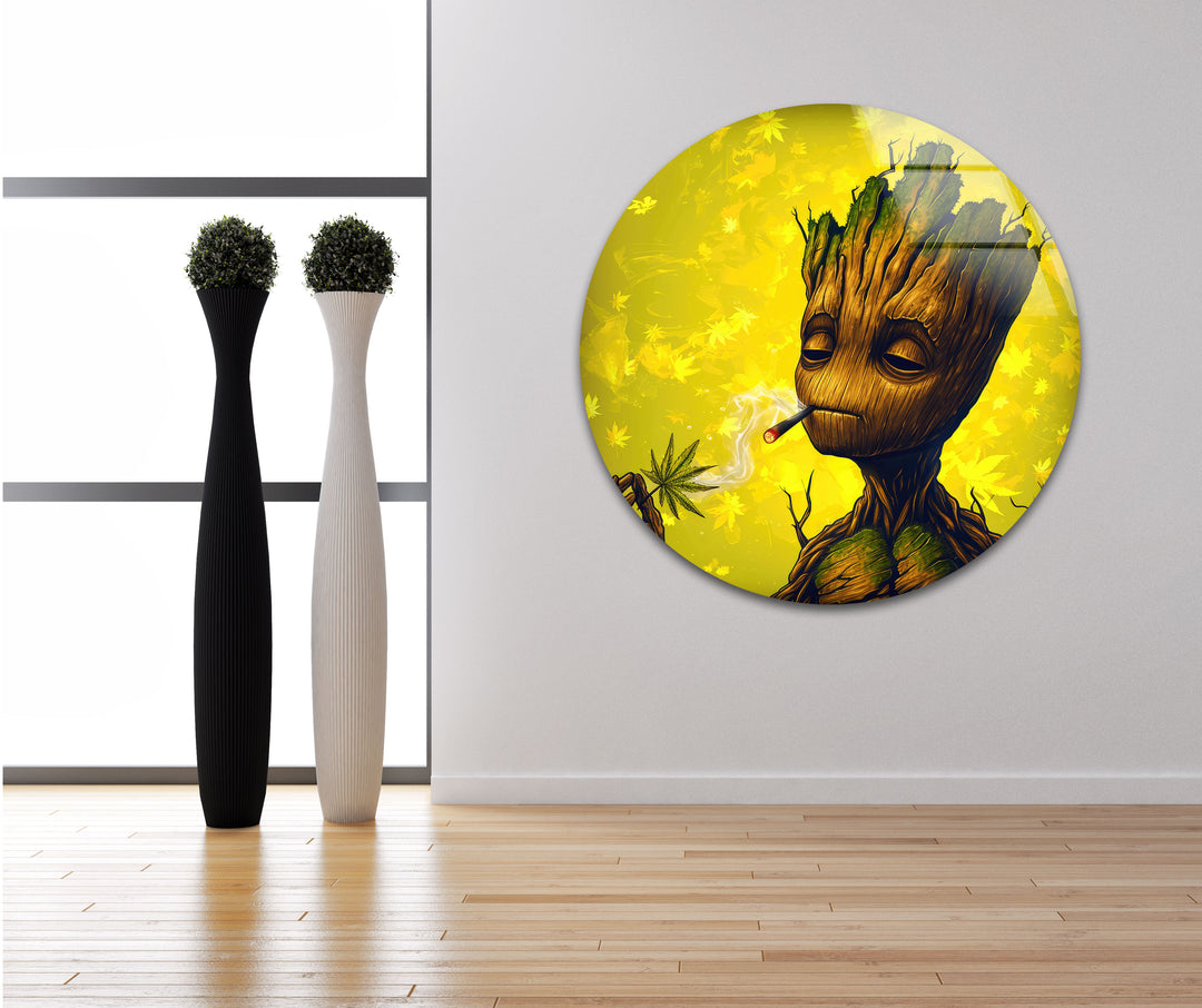 Groot Stunning Glass Wall Art for Home Decor