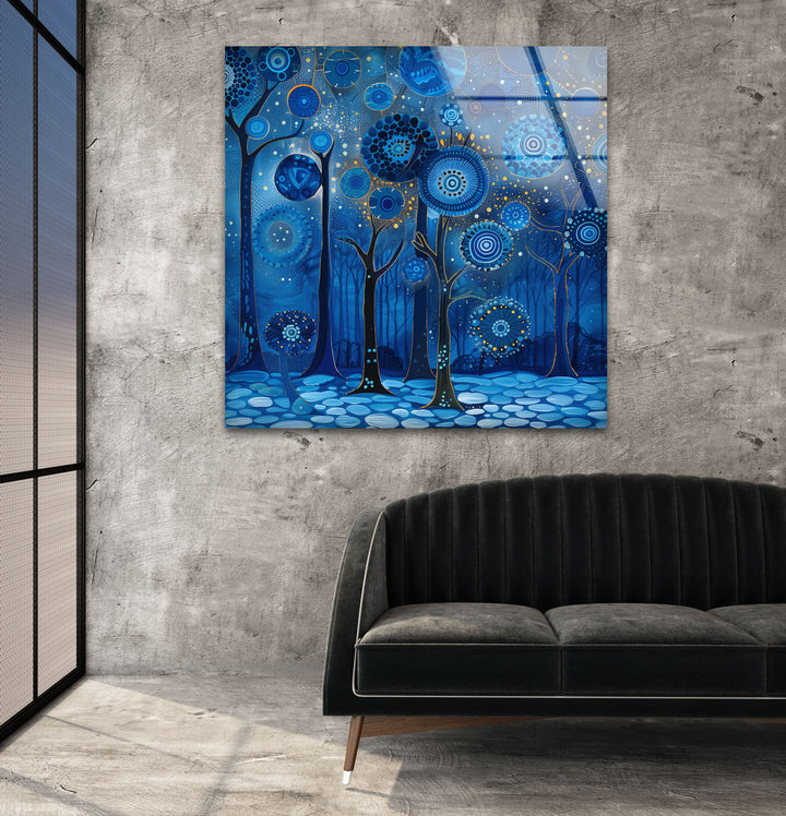 Gustav Klimt and Yaitoi Kusa Tempered Glass Wall Art - MyPhotoStation