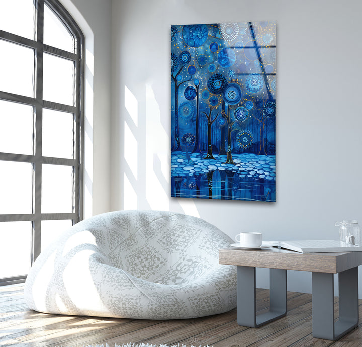 Gustav Klimt and Yaitoi Kusa Tempered Glass Wall Art - MyPhotoStation