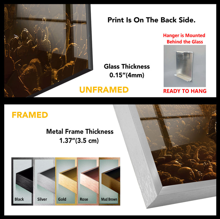 Heavy Metal Music Concert Tempered Glass Wall Art - MyPhotoStation