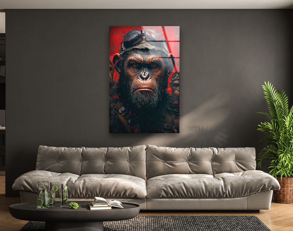 Hell of the Apes Glass Wall Art art glass wall art, glass wall art pictures
