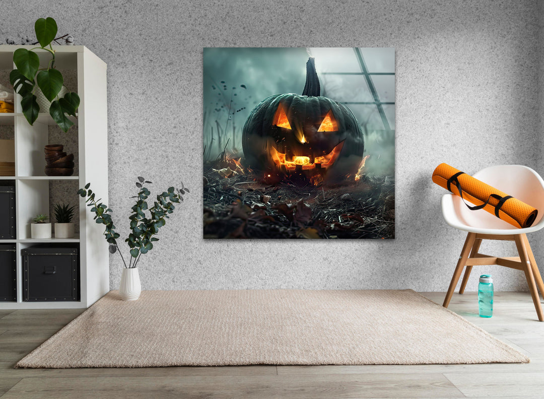 Halloween Concept Glass Wall Art custom glass pictures, glass art prints
