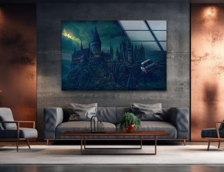 Hogwarts Castle Glass Wall Art art glass wall art, glass wall art pictures
