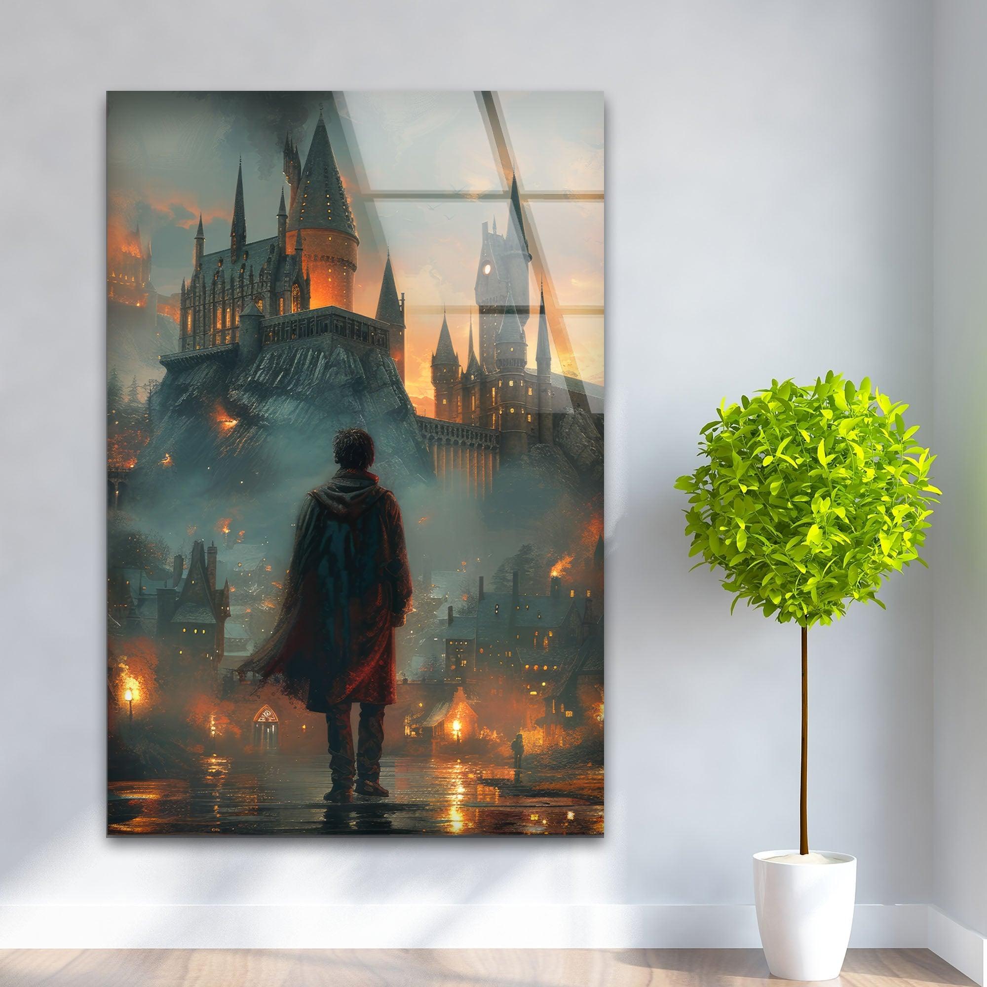 Hogwarts castle wall offers art