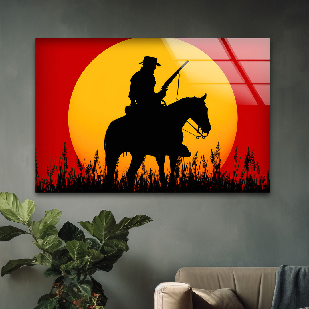 Red Dead Redemption Glass Wall Art art glass wall art, glass wall art pictures
