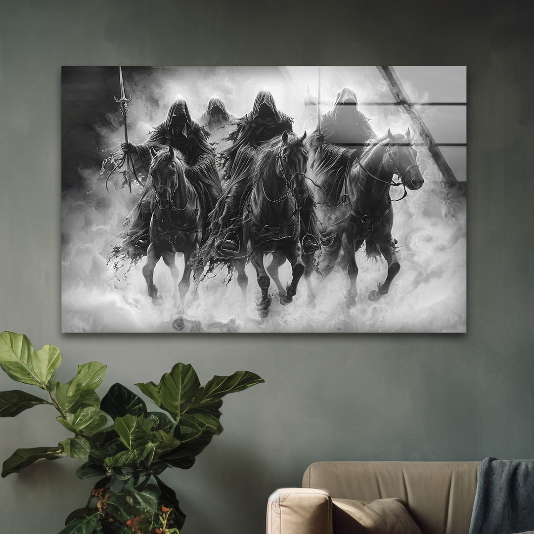 Lord of the Rings Nazguls Glass Wall Art large glass photo prints, glass wall photos
