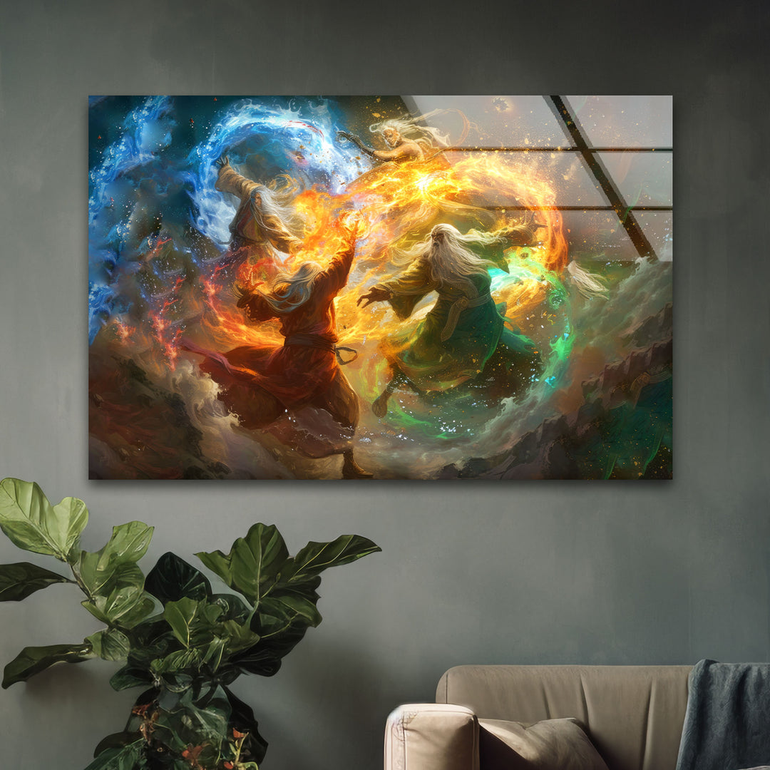 Elements Wizards Glass Wall Art glass photo prints, glass picture prints
