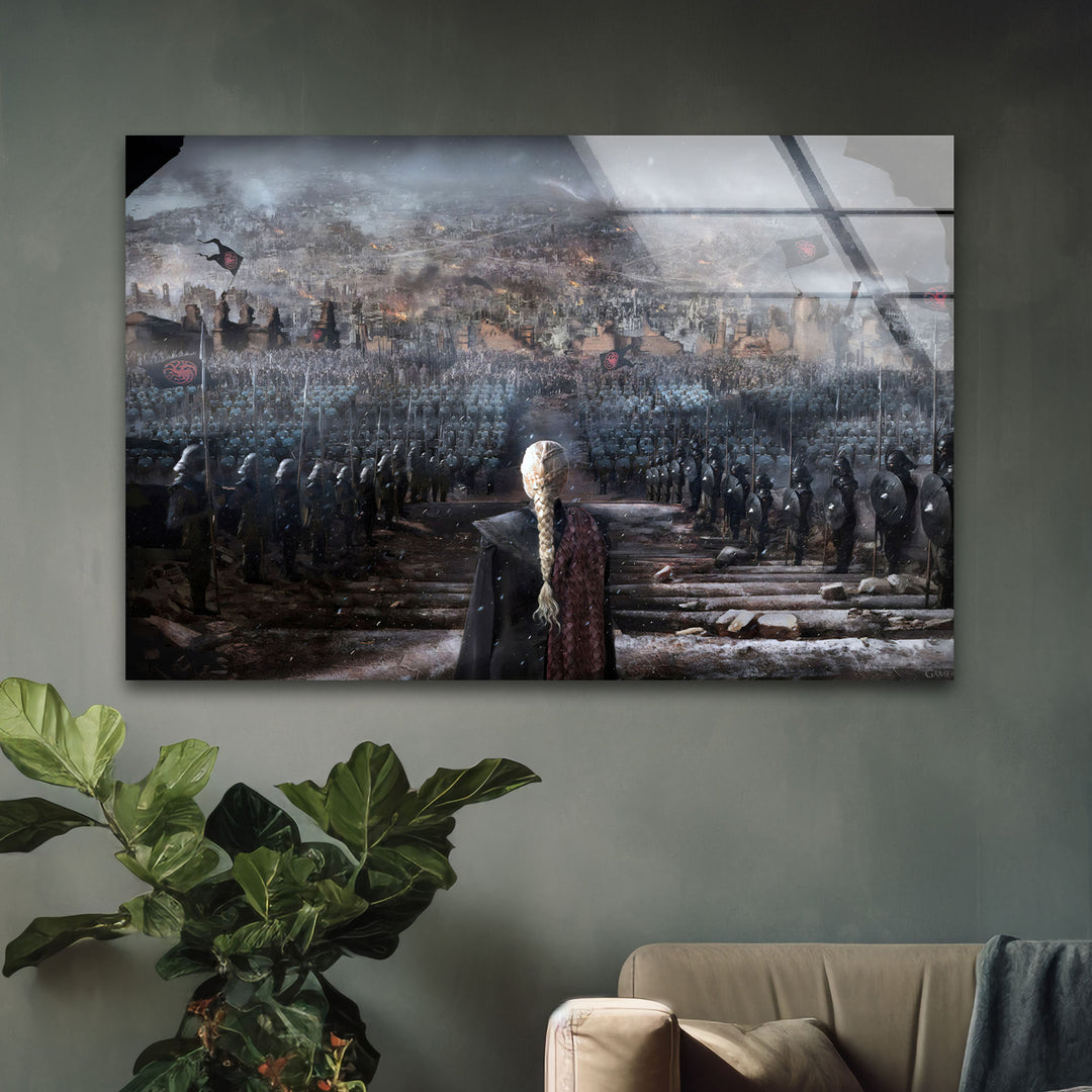 Game Of Thrones Tempered Glass Wall Art for Living