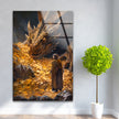 Hobbit Bilbo Baggins and Dragon Glass Wall Art photo print on glass, prints on glass wall art
