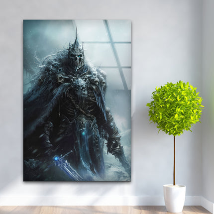 World of Warcraft Wrath of the Lich King Glass Wall Art