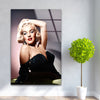 Marilyn Monroe Portrait Tempered Glass Wall Art - MyPhotoStation