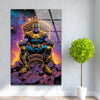 Marvel Thanos Glass Wall Art, glass art painting, glass art for the Wall