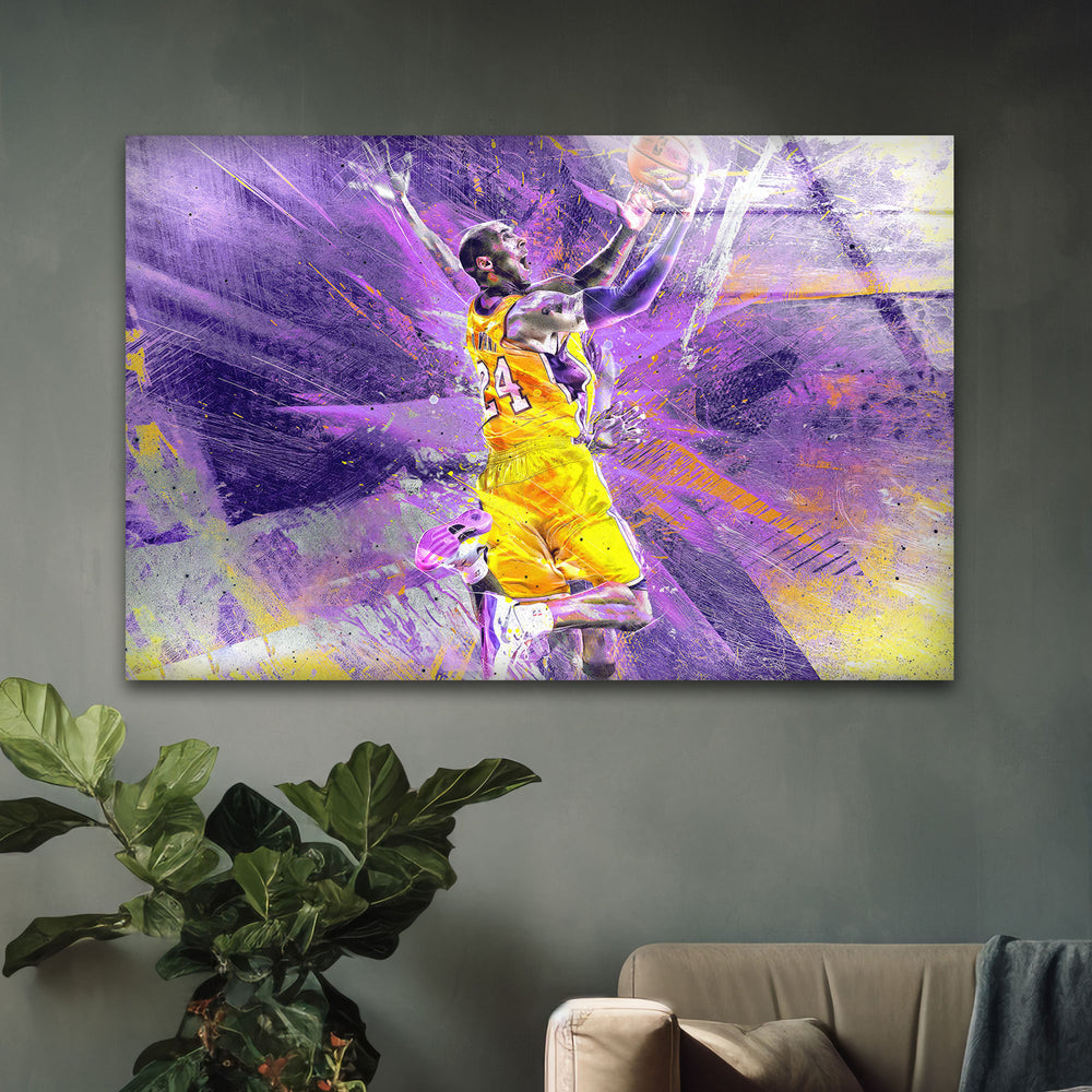 Kobe Bryant Tempered Glass Wall Art - MyPhotoStation - Brighten your home with vibrant Abstract Glass Art. Our glass panel art and photo prints on glass bring your walls to life. Choose from a variety of designs, including flowers painted on glass and large glass photo prints. Secure packaging and free shipping on all orders.