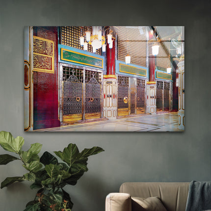 Nabawi Islamic Glass Wall Art