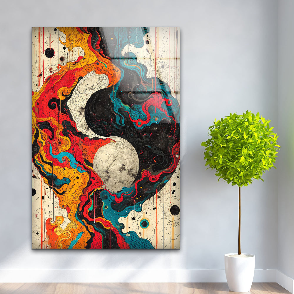 Yin Yang Painting Glass Photos & Cool Art Prints