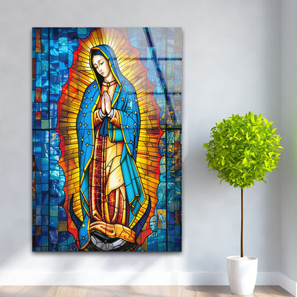Lady of Guadal Tempered Glass Wall Art - MyPhotoStation