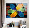 Colorful Flower Tempered Glass Wall Art