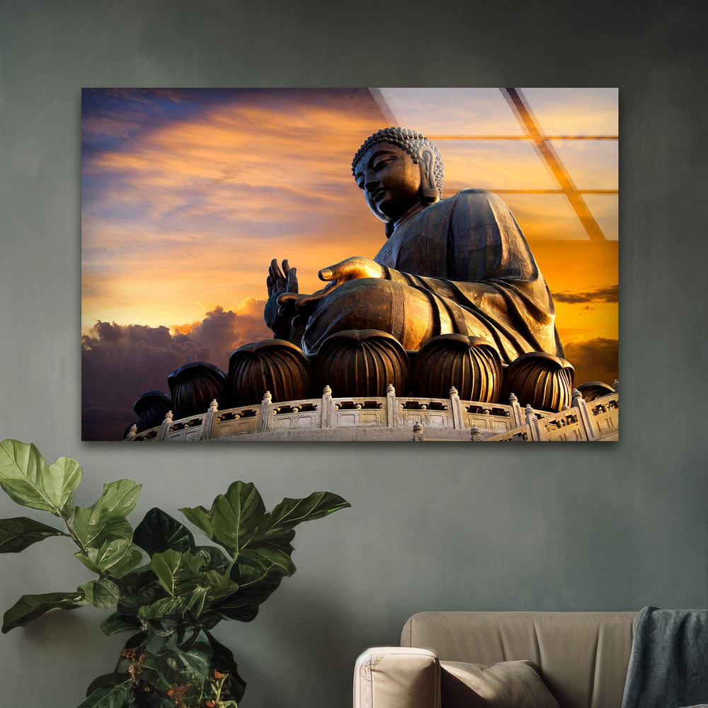 Tian Tin Buddha Glass Print Wall Art Ideas